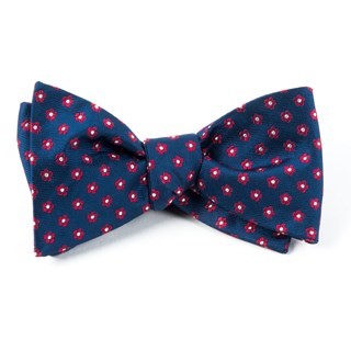 Anemones Navy Bow Tie