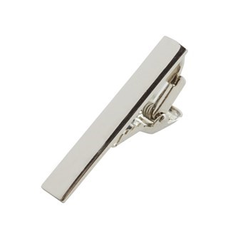 Silver Shot Tie Bar
