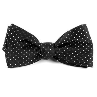 Mini Dots Black Bow Tie