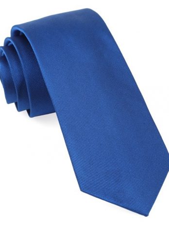 Grosgrain Solid Royal Blue Tie