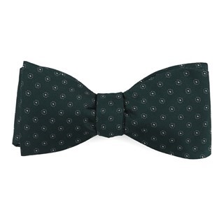Sparkler Medallions Hunter Green Bow Tie