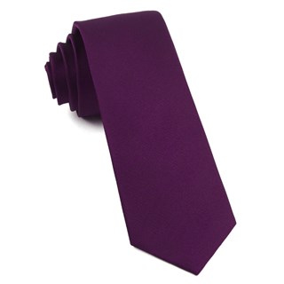 Grosgrain Solid Azalea Tie